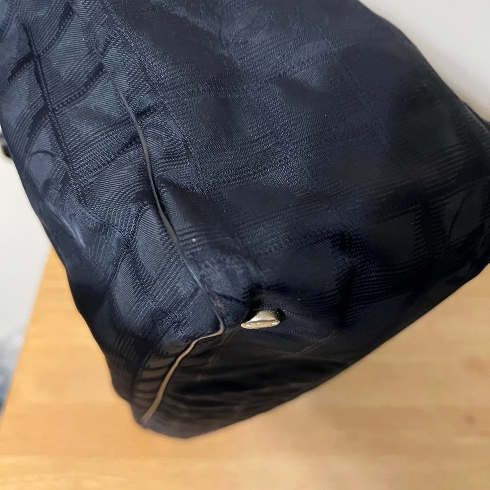Chanel Black New Travel Line Nylon Tote